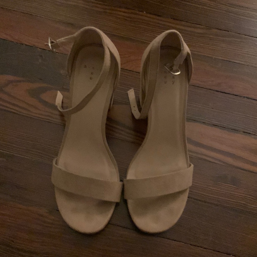 A New Day Nude Block Heels